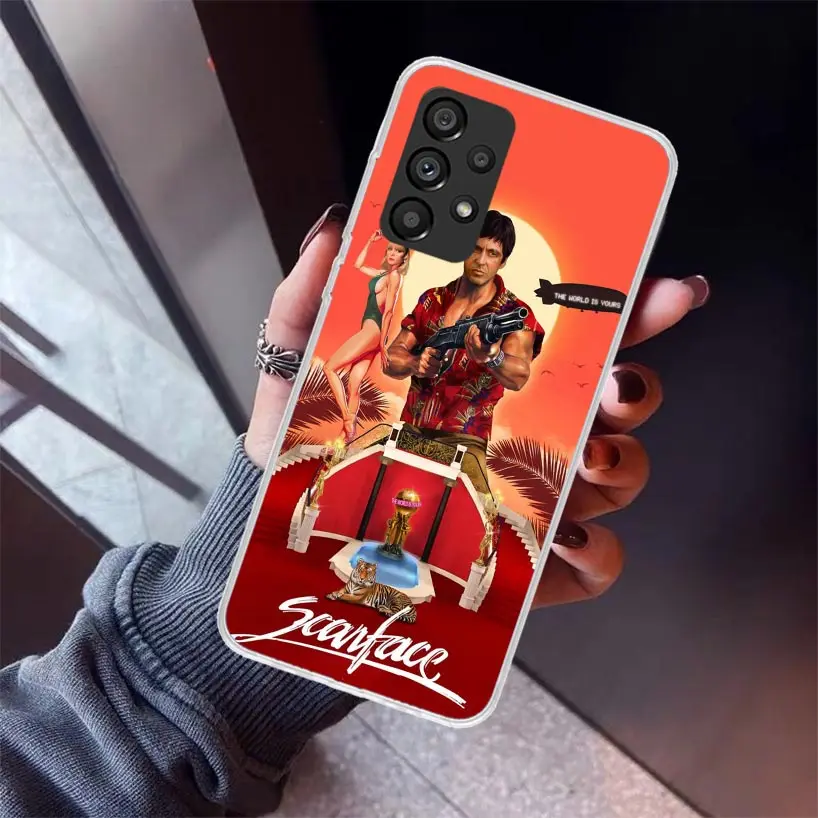 Scarface 1983 Film Al Pacino Movie Phone Case For Samsung Galaxy A15 A14 A13 A12 A55 A54 A53 A52S A25 A24 A35 A34 A23 A33 A22 A3