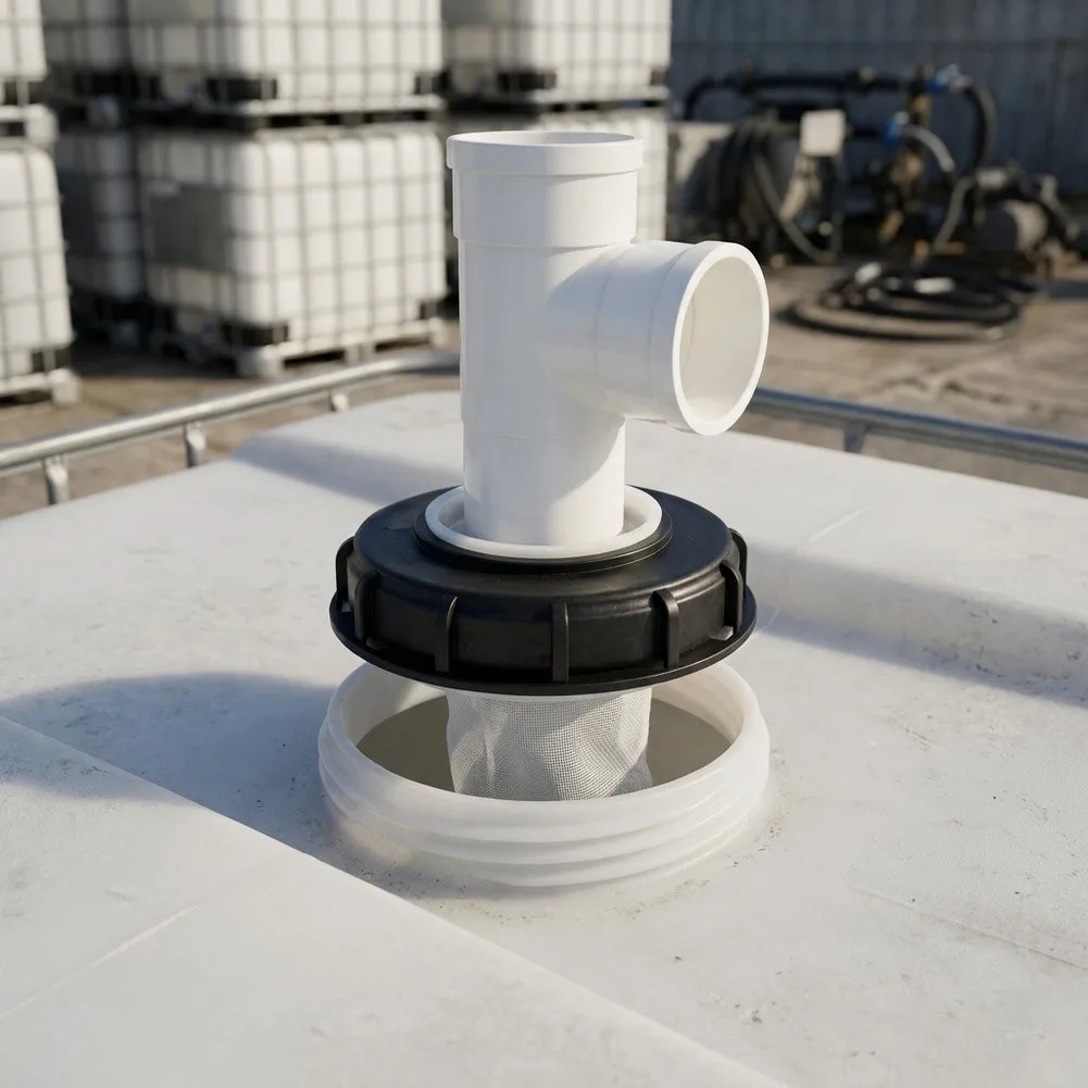 Long-lasting Tank Solution Rainwater Tank Filter Vertical T-Shaped Lid Long-lasting Solution Secure Fit Structure