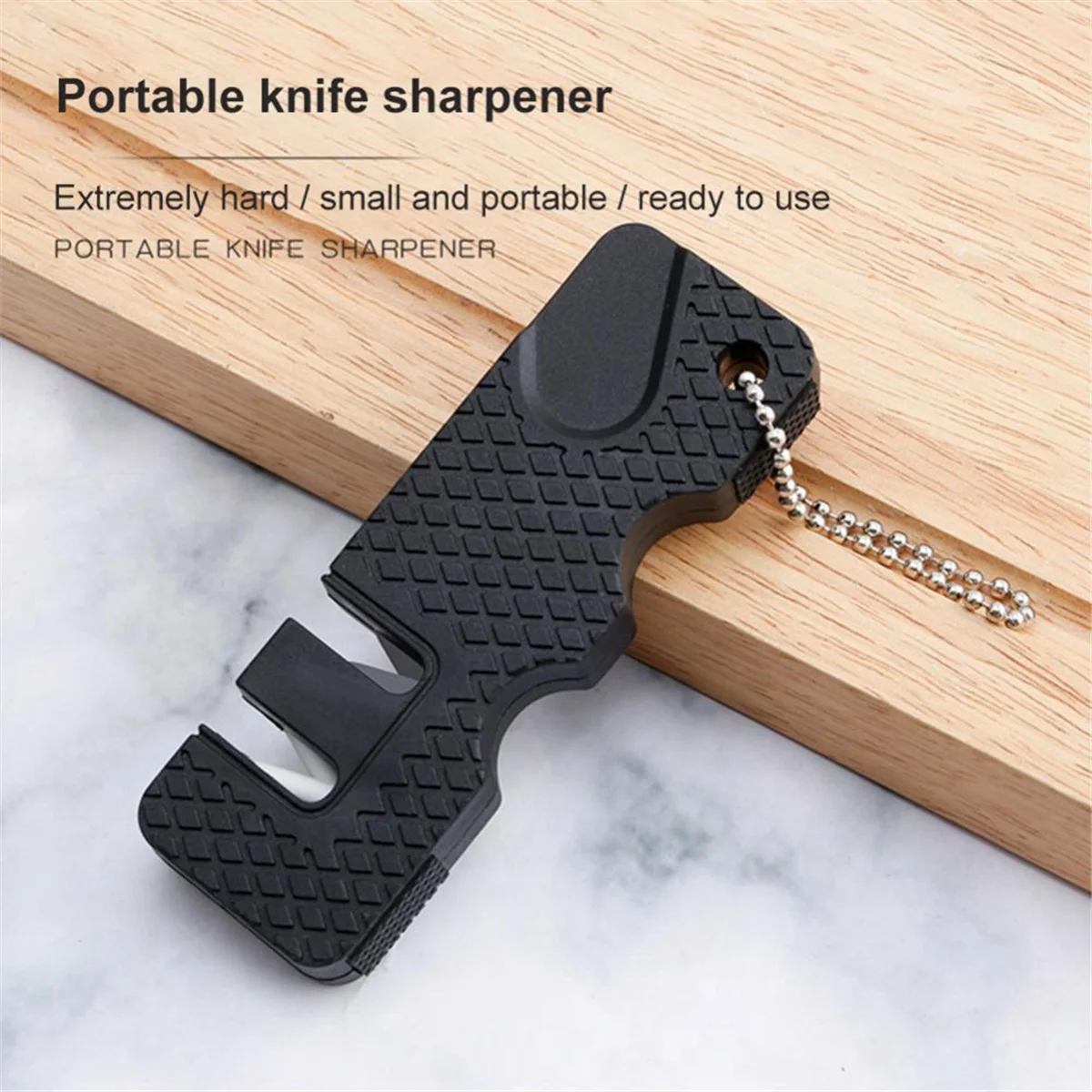 B-Knife Sharpener Pocket Ceramic Sharpen Diamond Tool Scissor Sharpen Gears Carbide Knife Whetstone Outdoor Multi Tools