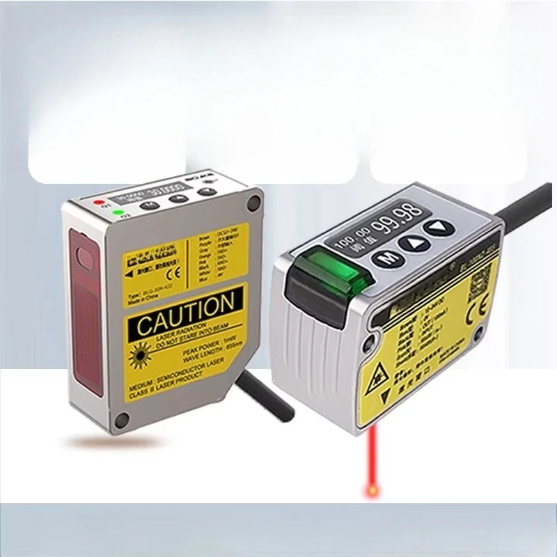 High precision 0.002mm laser displacement ranging sensor switch thickness measurement high and low sensor analog quantity 485