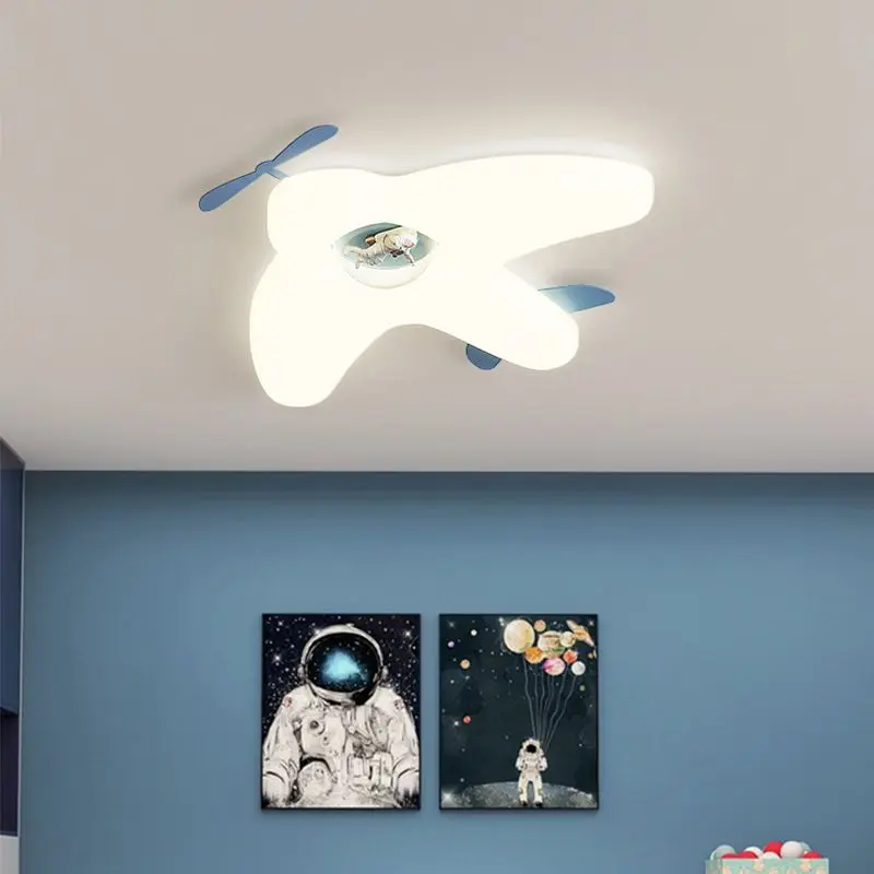 Full spectrum eye protection children's room simple and warm ceiling light