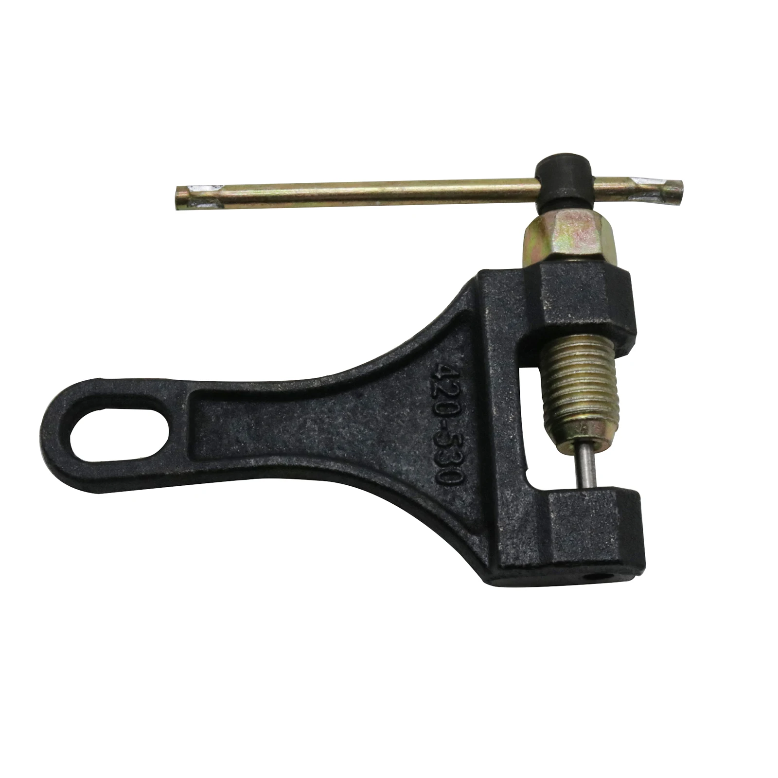 Motocicleta Chain Breaker Link Removal Splitter Triciclo Cortador de Corrente de Bicicleta, Ferramenta de Reparo, Ferramenta de Rebitação, 420-530, 1 Pc