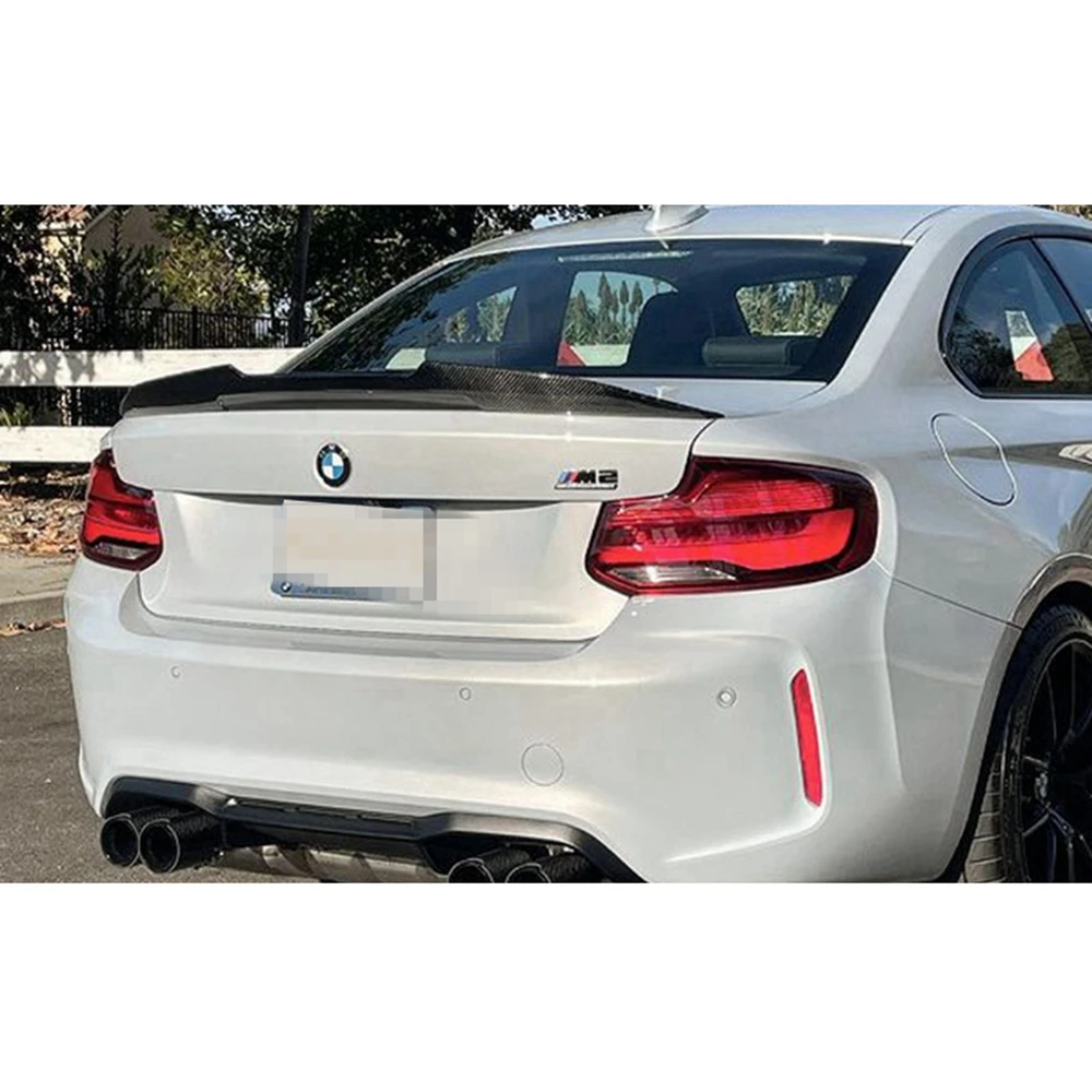 

For BMW 2 Series F22 F23&M2 F87 PSM Style Carbon fiber Rear Spoiler Trunk wing 2014-2020 FRP Forged carbon