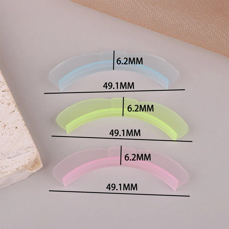 1 paio di accessori per l'estensione delle ciglia Lash Lift cuscinetti in silicone Flash Bow ciglia Perm 3D Bigodino cerotti per gli occhi strumenti applicatori