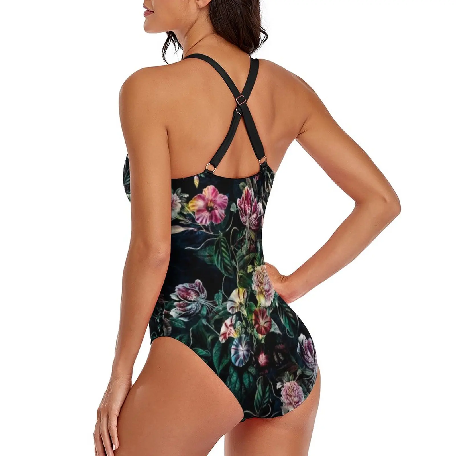 Floral Swimsuit Simple Swim Swimwear Women Wholesale 1 Piece Bathing Suit