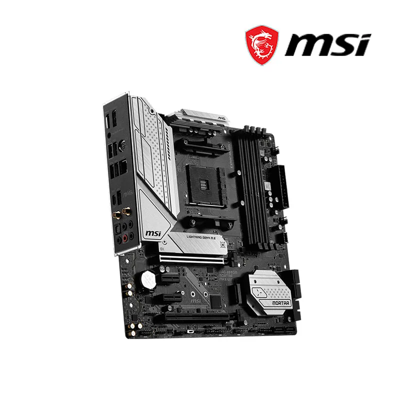 MSI MAG B550M MORTAR MAX WIFI New Micro-ATX AMD B550 DDR4 4400(OC) MHz M.2 SATA3 USB3.2 128G best support RYZEN Socket AM4