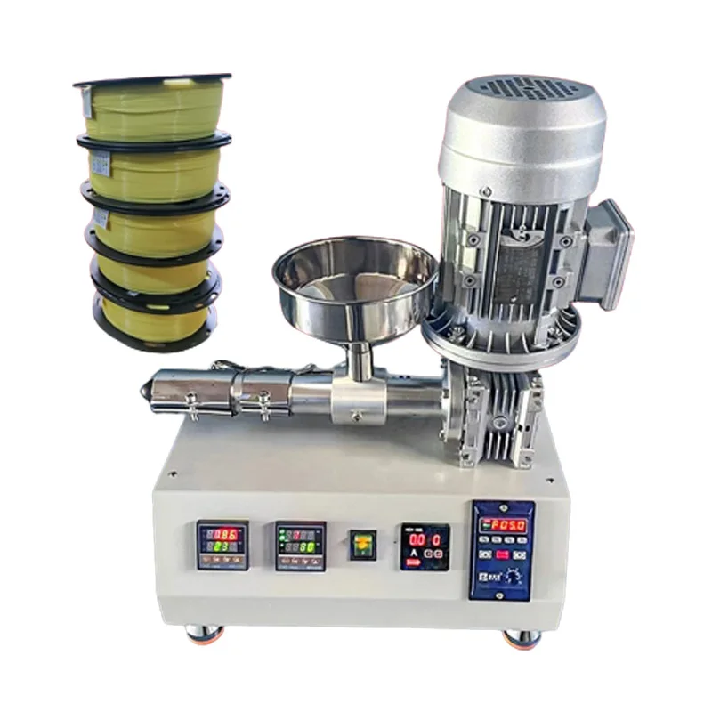 Injection Molding Machine Desktop Plastic Extruder Machine Desktop Polymer Material Single Screw Small Extruder 220V