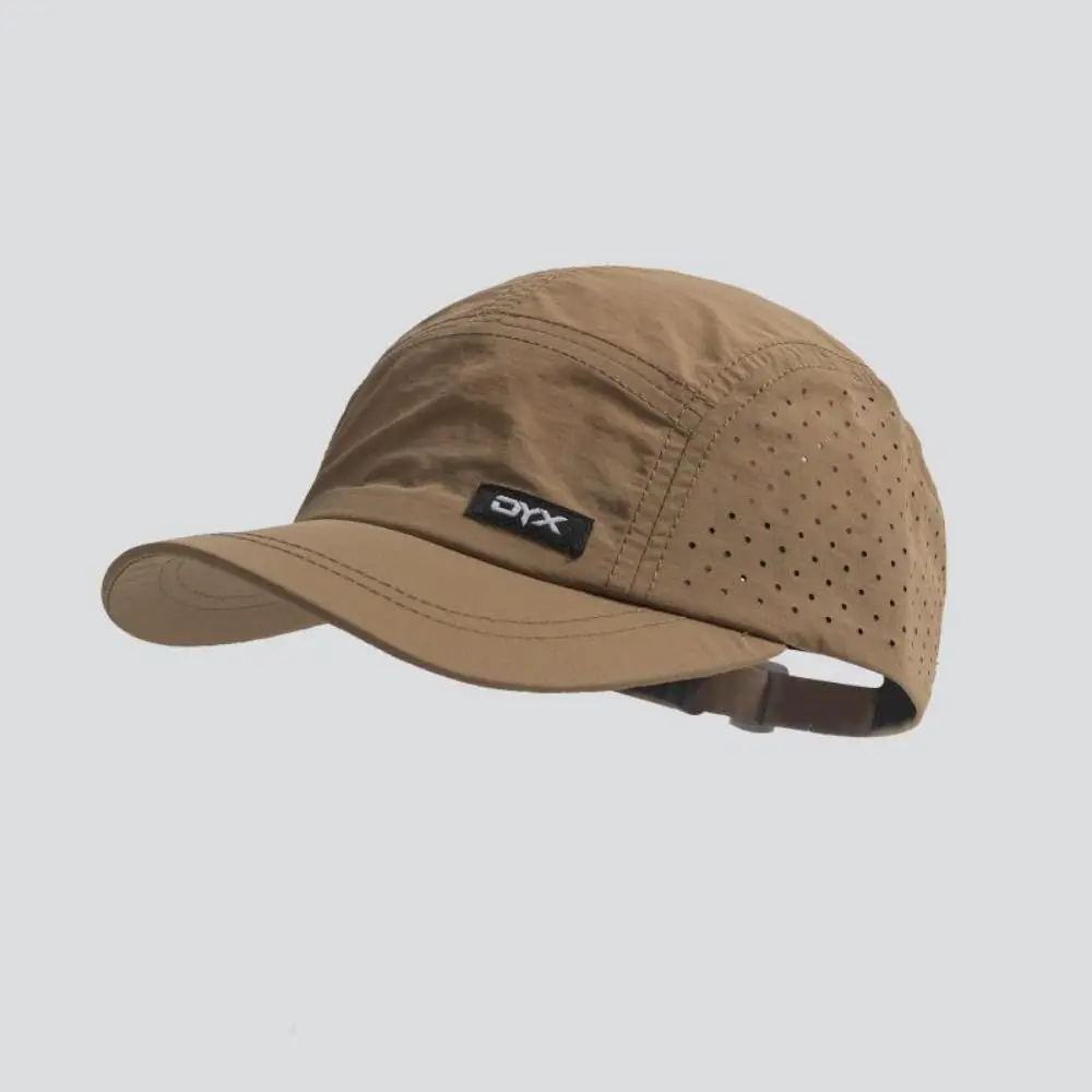 

Casual Breathable Short Brim Baseball Cap Ultra-thin Adjustable Mens Mesh Hat Soft Sunscreen Quick-drying Dad Hat Summer