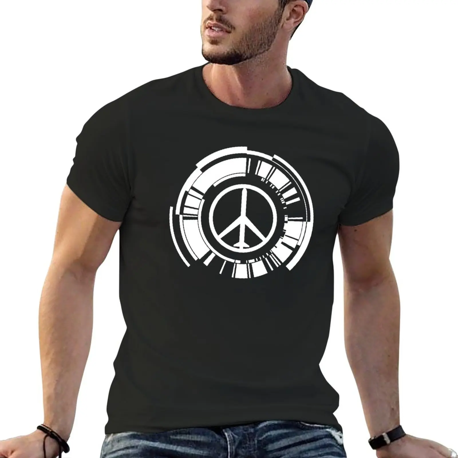 New Metal Gear Solid, Peace Walker Emblem (White) T-Shirt summer tops graphic t shirts quick drying t-shirt mens clothes