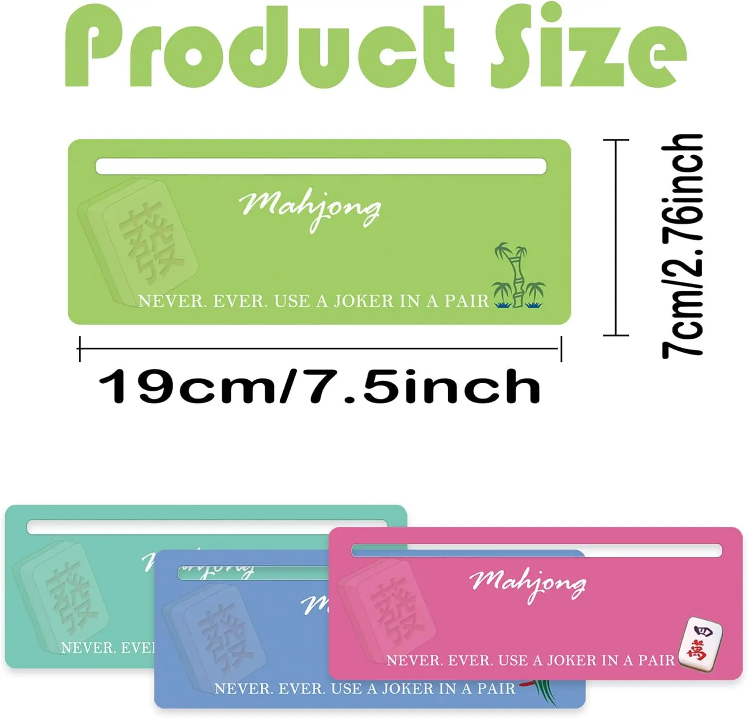 4 Pcs Mahjong Card Guide and Line Finder for Strategy Tool for Beginners, for Travel, Parties, Competitions, Rules Helper & Acce