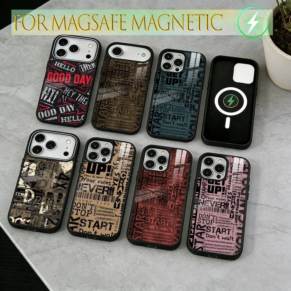 

Collage Style Phone Case For iPhone17,16,15,14,13,12,11 Plus,Pro Magnetic with Magsafe Wireless Charging