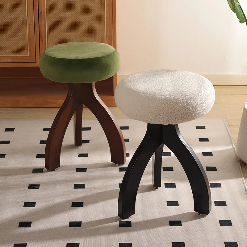 

Joylive Jellyfish Stool Makeup Stool Girls' Bedroom Dressing Table Chair Shoe-changing Stool Vintage Dining Stool