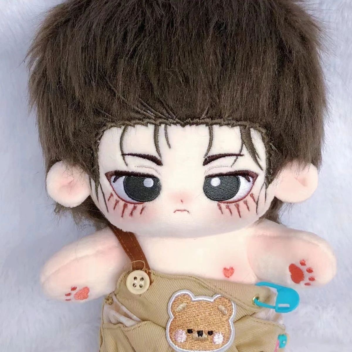 

Anime Shingeki No Kyojin/Attack on Titan Eren Jaeger Cosplay Naked Baby Maumet 20cm Cotton Doll Costume Change Figures Adorable