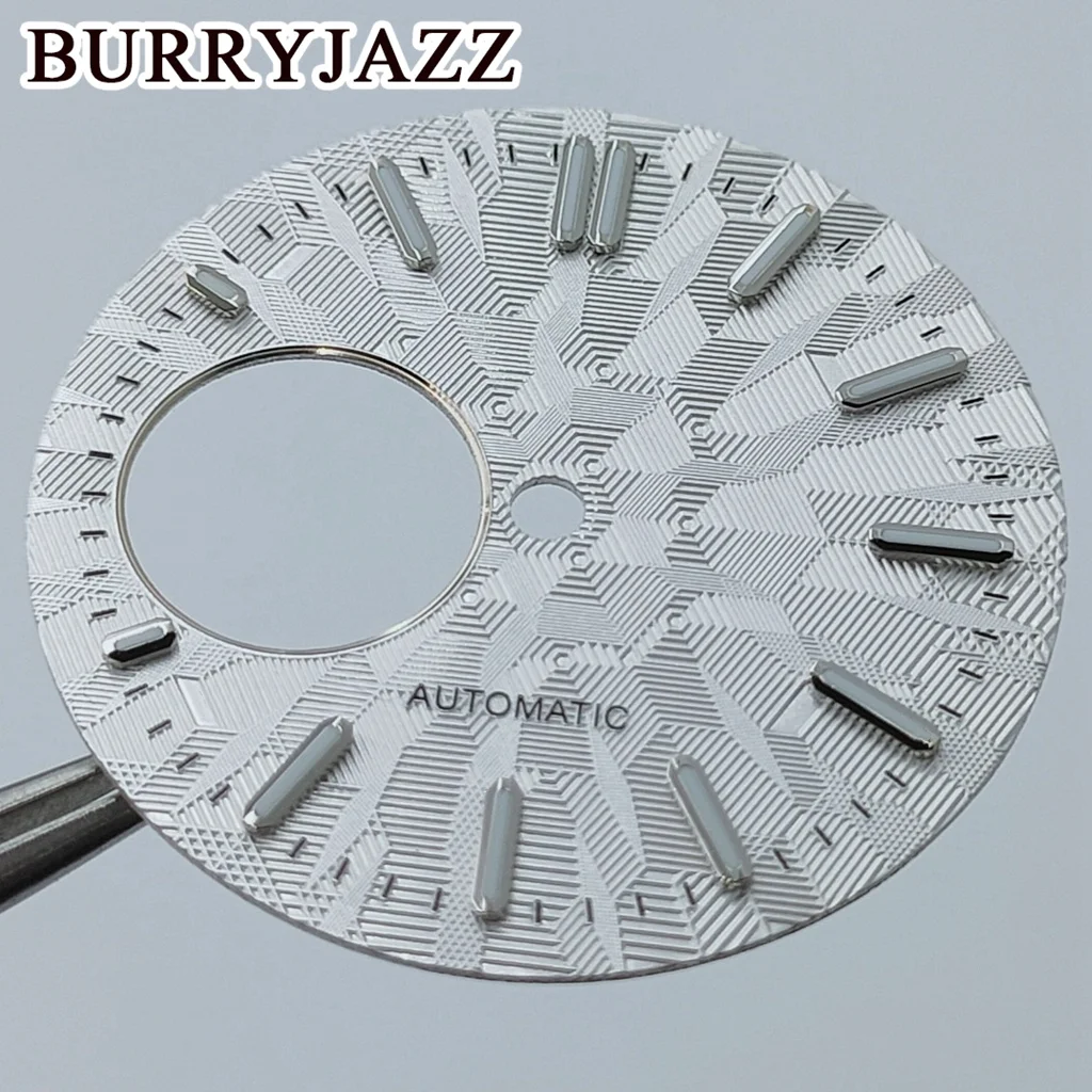 BURRYJAZZ 29mm/31mm No Logo NH38 Silver Black Blue Green Dark Green Dial Green Luminous Dial
