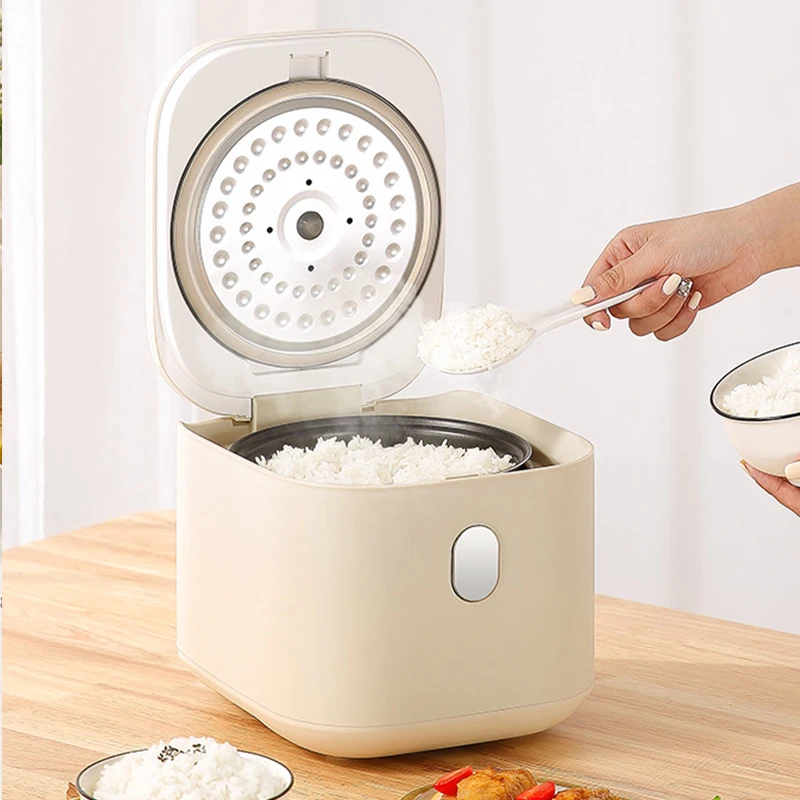 2.5L وعاء طبخ الأرز غير لاصق المطبخ الأجهزة المنزلية مع وظيفة الدفء الطبخ حساء الأرز الحساء وعاء الطبخ الكهربائي الصغير