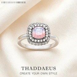 Ring Iridescent,Fine Jewerly For Women,2022 Spring Brand New Classic Vintage Gift In 925 Sterling Silver