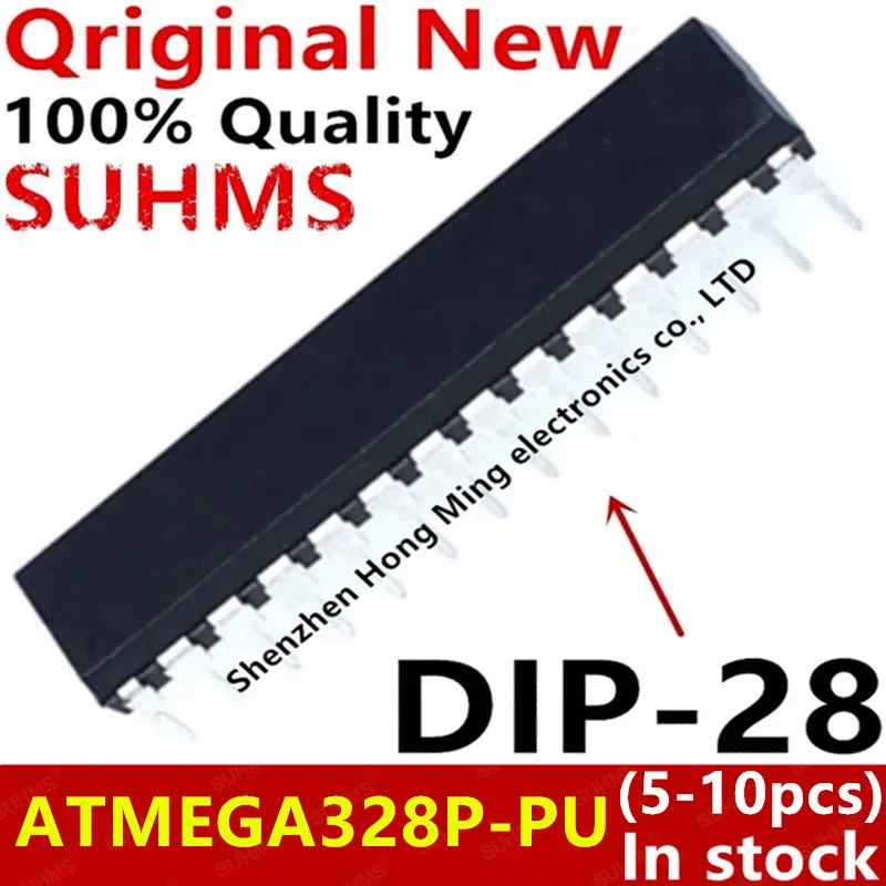 (5-10 sztuk) 100% nowy chipset ATMEGA328P-PU ATMEGA328 ATMEGA328P ATMEGA328P P U DIP-28