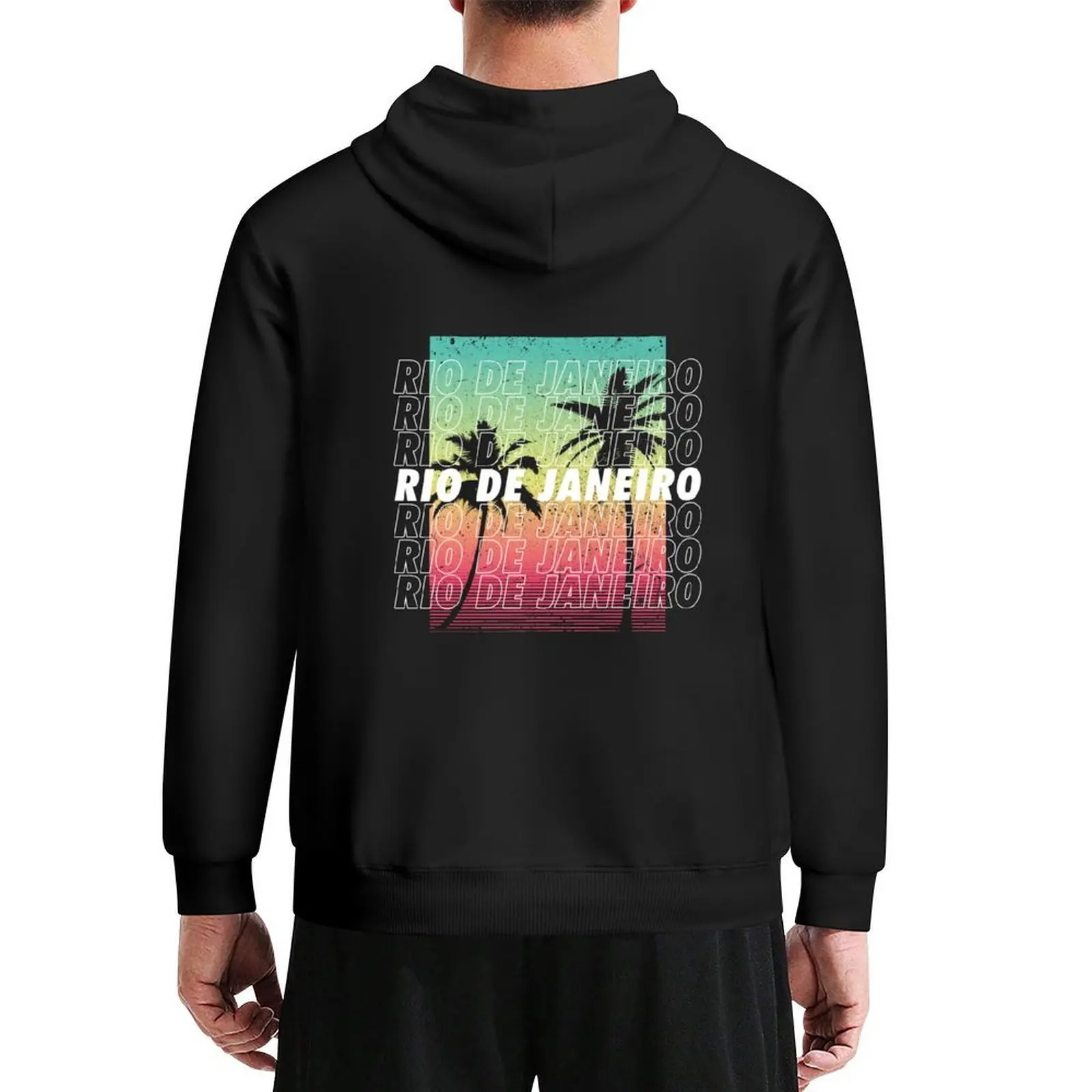 

Rio de Janeiro Beach Fun Hoodie mens clothing men clothes autumn jacket men mens designer clothes hoodie for men
