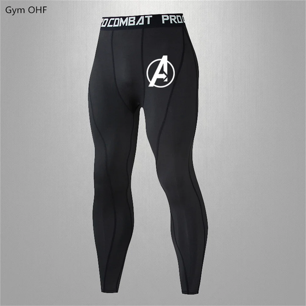 Super Hero Yoga Legging uomo Running collant pantaloncini sportivi Leggings uomo compressione palestra Fitness pantaloni da Jogging pantaloni da uomo