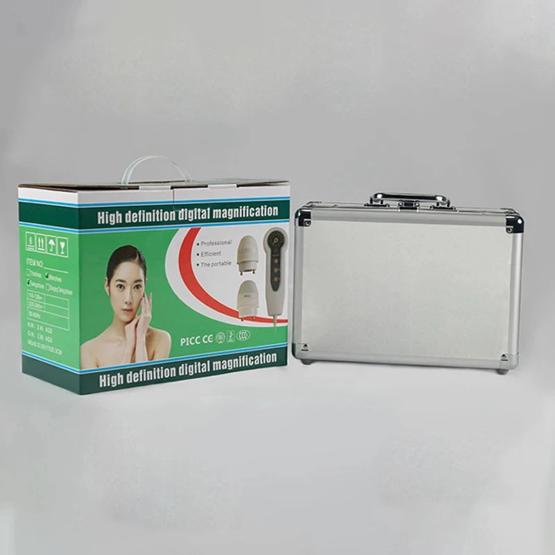 Multifunctional Skin Analyzer Scalp And Hair Follicle Tester with 7-Inch Portable Screen Freeze Frame 50/200x Lens for Hair Care