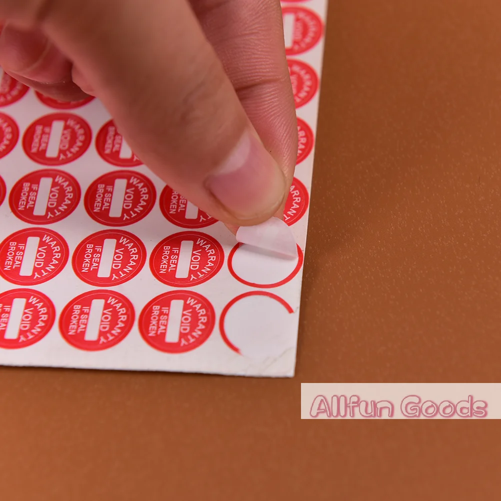 [TG835]208Pc 10mm warranty fragile seal label sticker universal guaranteed VOID sticker