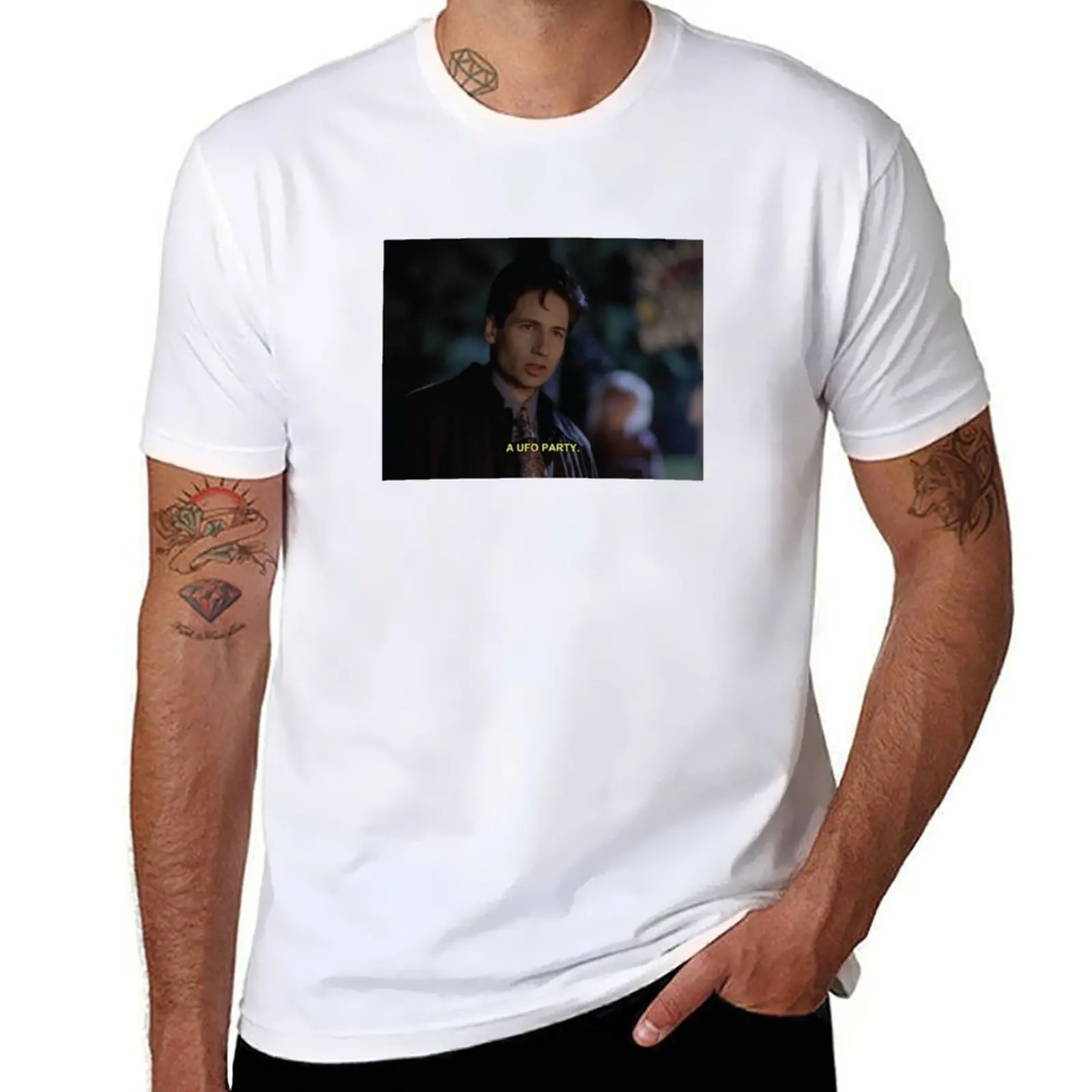 

A UFO Party T-Shirt anime tshirt man t shirts graphic T-Shirt