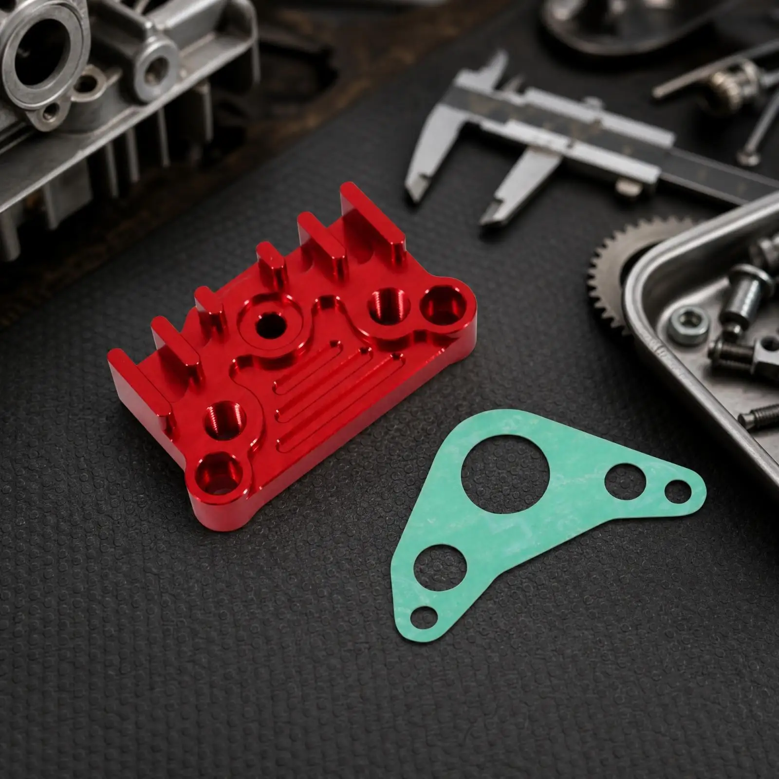 Dirt Bike Motorcycle Engine Cover CNC Metal Cylinder Side Plate for 125cc 140cc Horizontal Engine Tuning