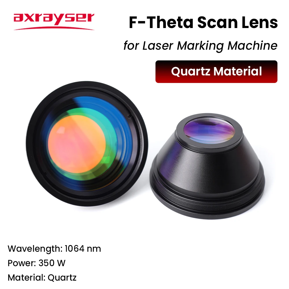 Fiber Laser Quartz F-Theta Scan Lens 350w High Power F580 F650 F800 Laser Engraving Lens for Laser Marking Machine