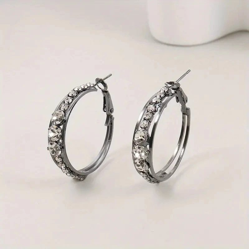 Exquisite and Fashionable Women\'s Zircon Earrings, Women\'s Wedding Banquet Jewelry Earrings