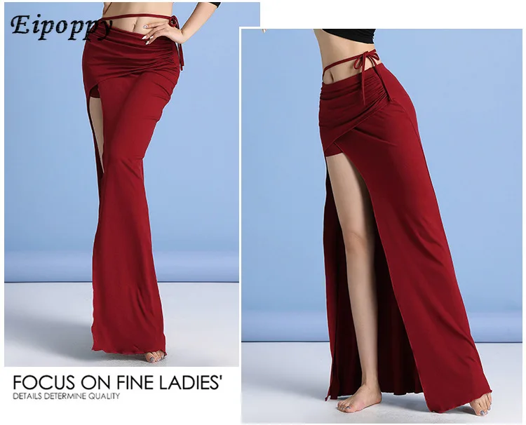 밸리 댄스 초보자용 원피스 하의, 섹시한 모달 스커트, 신상