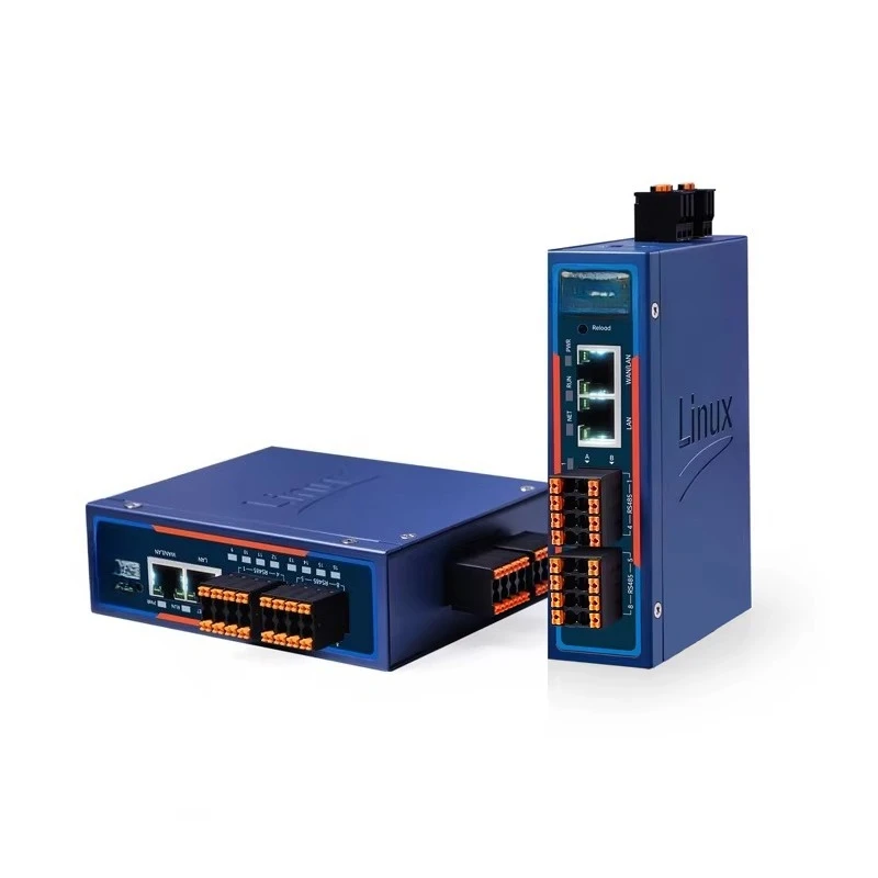 8/16 Isolated RS485  Dual RJ45 Ethernet Converter RK3506J  Industrial Edge Gateway MQTT OPC UA USR-N780