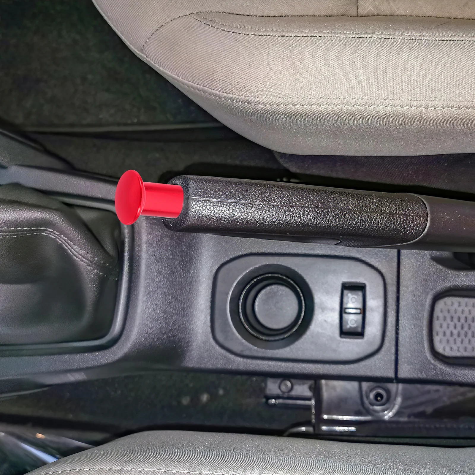 

2pcs Car Button Cover Engine Start Accessories Universal Brake Lever Protector Aluminum Alloy Durable Easy for Women