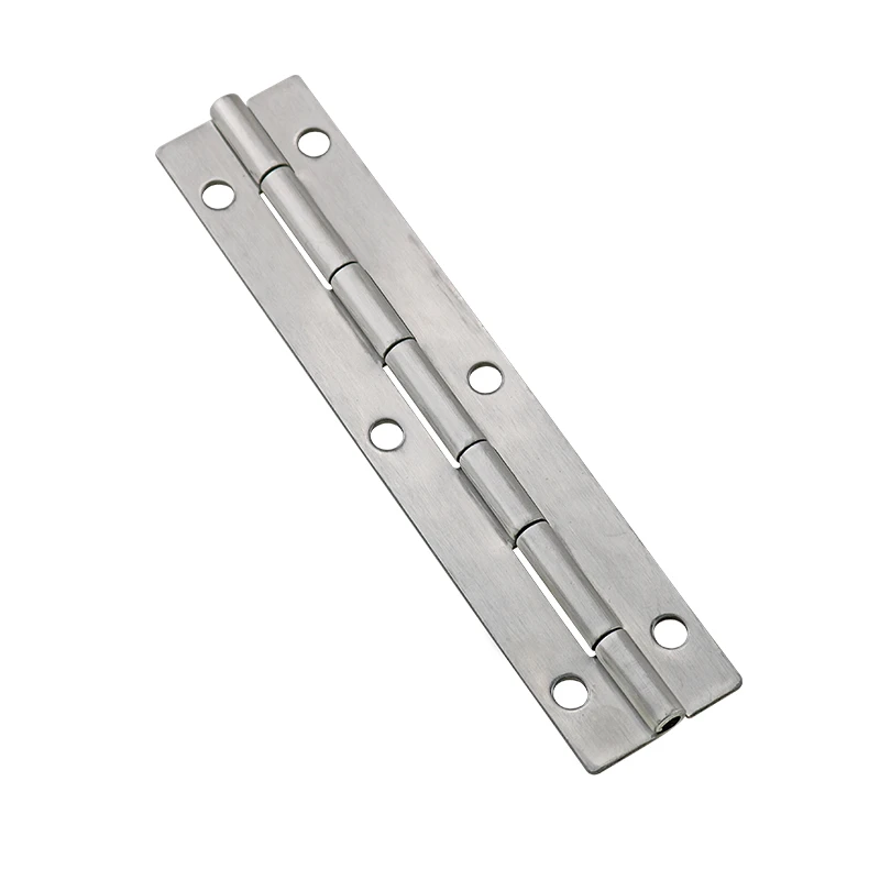 Stainless Steel Long Continuous Hinge for Industrial Metal Boxes Cabinets and Machine Doors