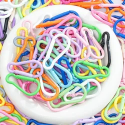 Candy Color Metals DIY For Keychain Backpack Carabiner Hooks Findings Clasp Hooks Buckle DIY Jewelry Making Accessories