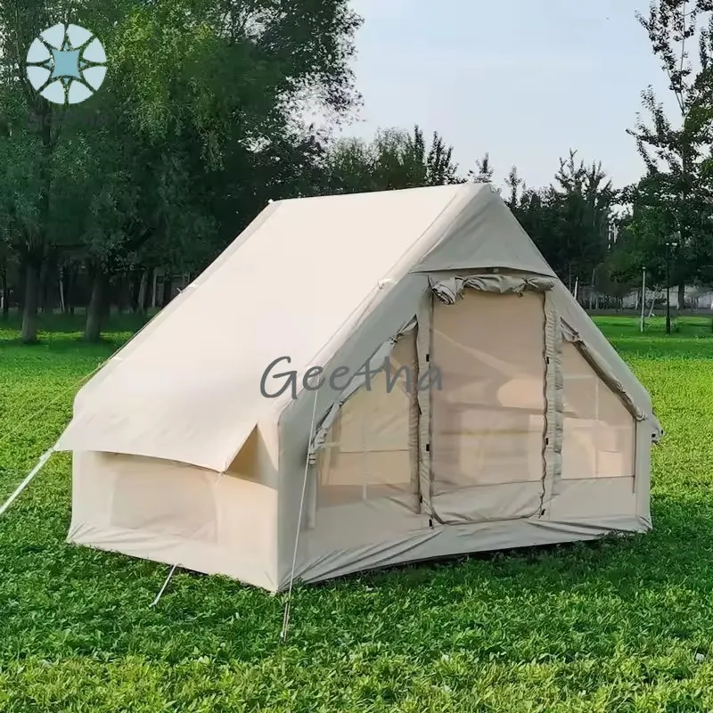 Luxury Waterproof Tent  Inflatable Large Conditioned Tent  Camping Outdoor Air Tents