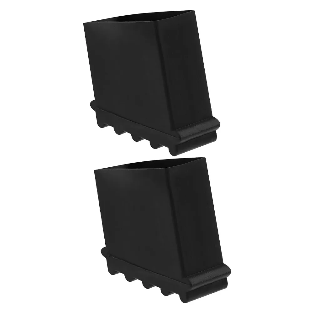2Pcs Rubber Ladder Feet Covers Enhanced Grip Stability Insulated Safety Caps for Step Extension Ladders Non-Slip Weatherproof