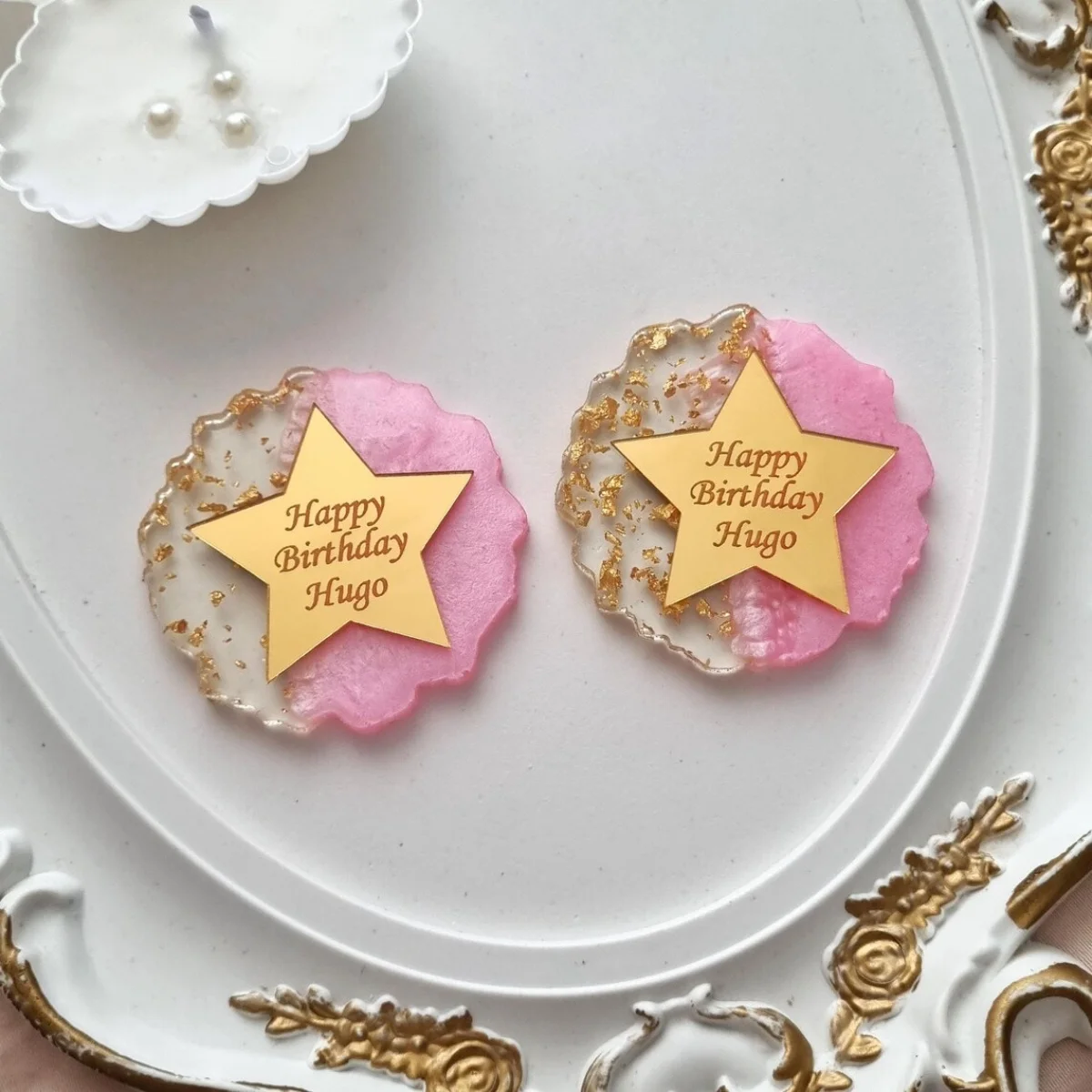 

10 pcs Custom Epoxy Magnet, Birthday Favors, Baby Shower Favors, Personalized Gifts, Christening Favors, Epoxy Magnet Gift, Luxu