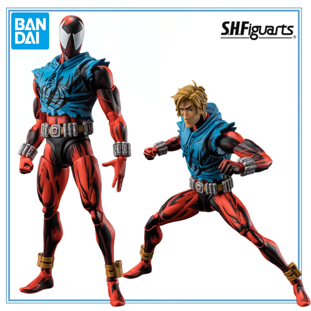 

100% Original Bandai Spirits S.H.Figuarts Spider-Man: Across The Spider-Verse Scarlet Spider Ben Reilly Action Figure Model