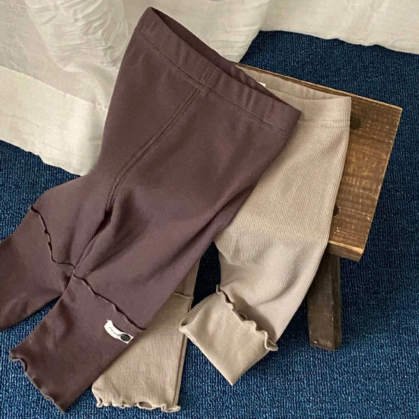 Girls Pants 2026 Spring and Autumn New Children's Clothing Korean Style Girl Baby Western Leisure Lace Knit Leggings