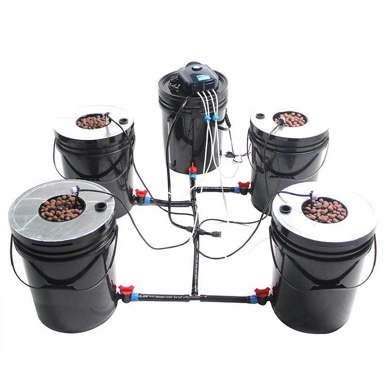 Dwc Bucket Indoor Hydroponic System Bucket System 4 Grow Bucket