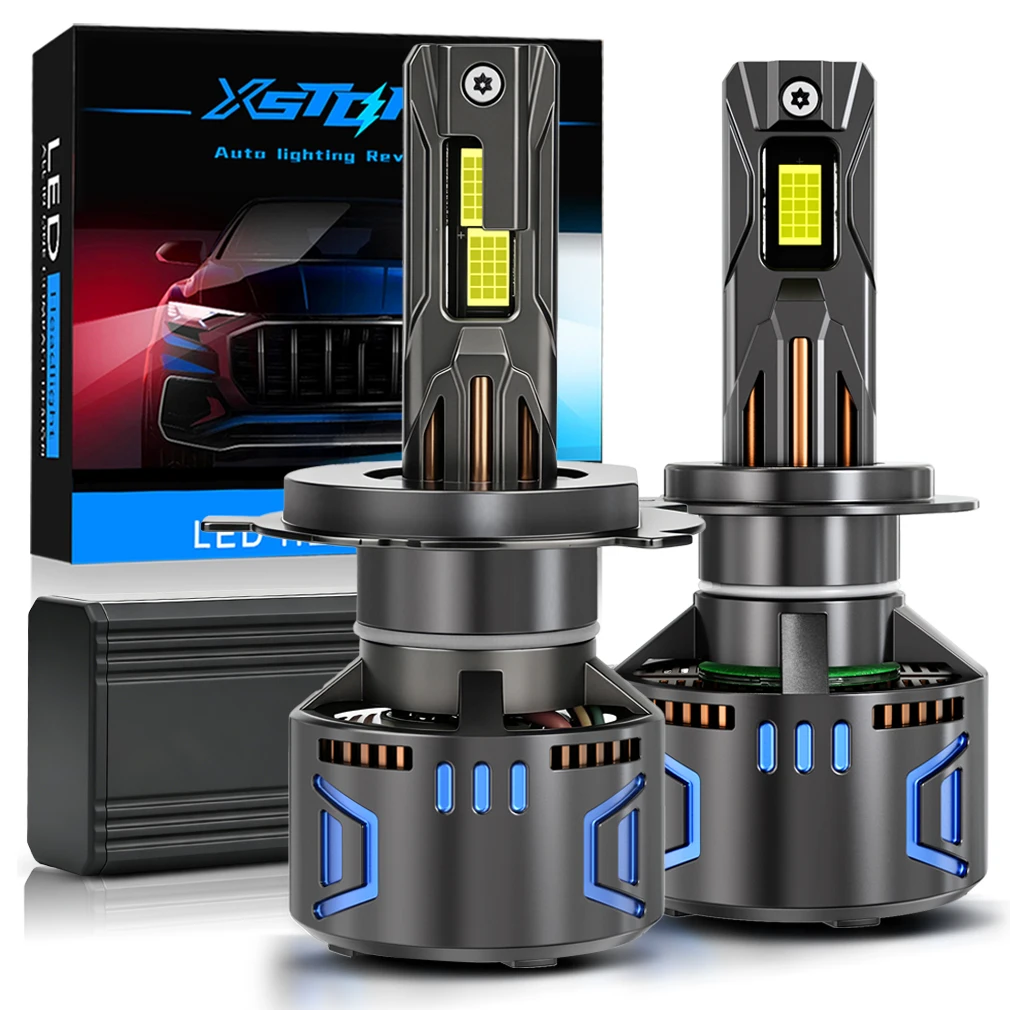 

Светодиодная лампа XSTORM H7 H4 Canbus с четырьмя медными трубками, 6000K, для автомобильных фар H1 H11 H8 HB3 9005 HB4 9006 Hir2 9012.
