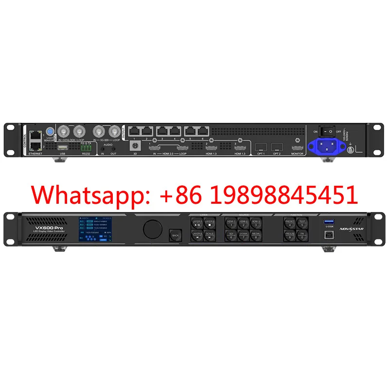 Novastar VX600 Pro All‑in‑One LED Video Processor | Professional 4K LED Video Wall Controller 3.9M Pixels
