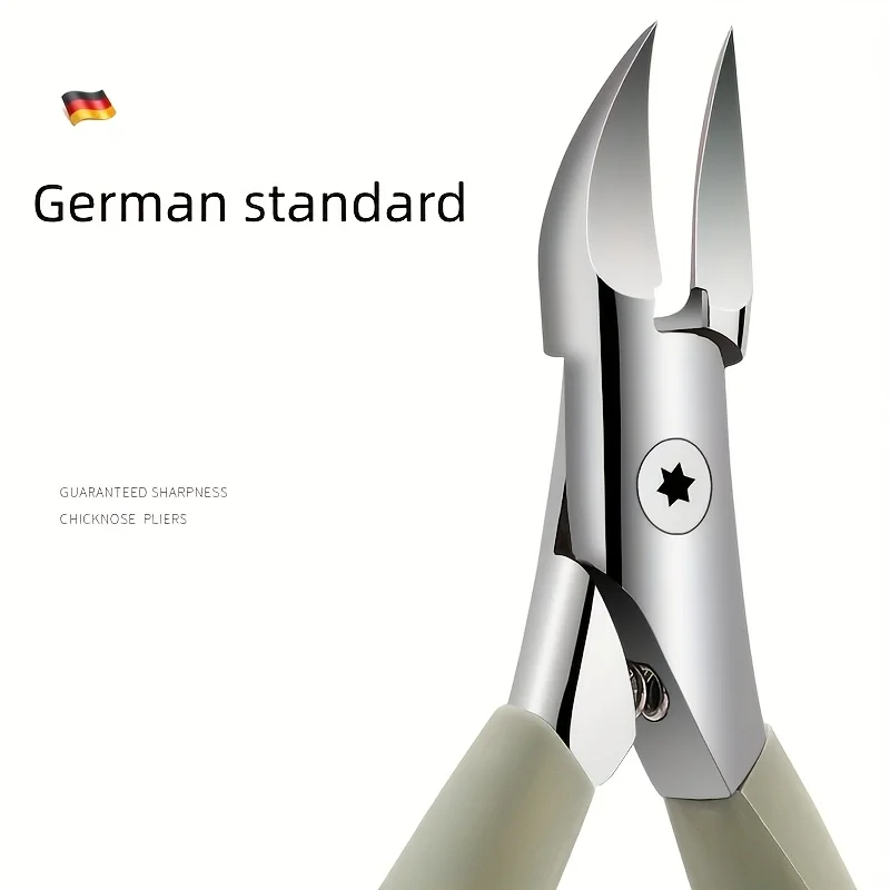 Zehennagelknipser, Nagelschneider, professionelle Pediküre, Paronychie-Werkzeuge, Maniküre-Sets, Edelstahl, scharfe, gebogene Klinge, große Zange – Detail 8