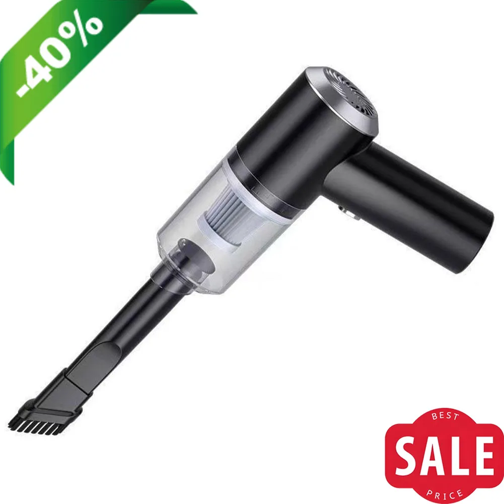 

Беспроводной ручной автомобильный пылесос 5000 Па Портативный пылесос и воздушная тряпка с зарядным кабелем