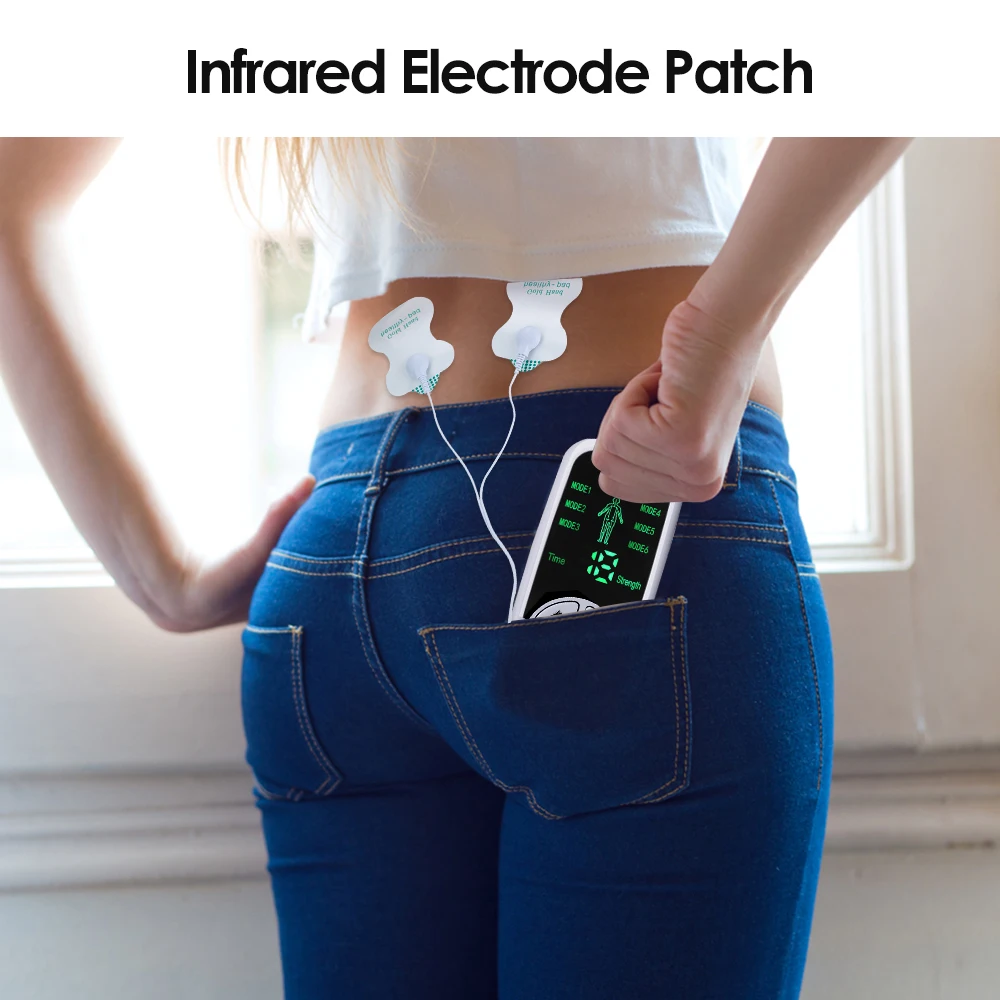 6 Modes EMS Electric Muscle Therapy Stimulator Tens Unit Machine Meridian Physiotherapy Pulse Abdominal Prostate Body Massager 4