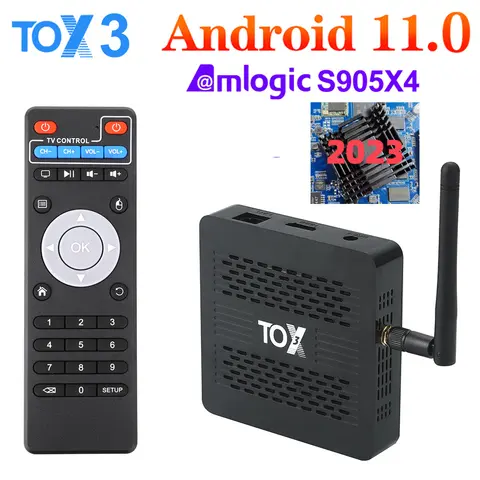 TOX3 Amlogic S905X4 Smart TV Box VONTAR