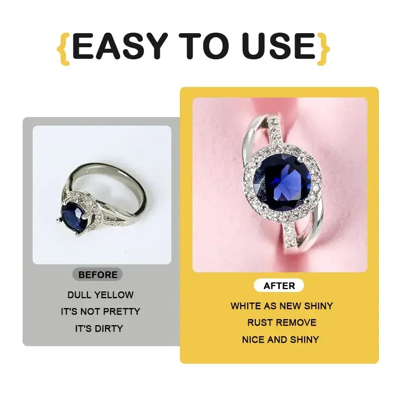 10-50 قطعة قماش تلميع الفضة قماش تنظيف المجوهرات مناديل ناعمة نظيفة غير سامة مزيل تشويه للمجوهرات عملات المعدنية Watcch #4