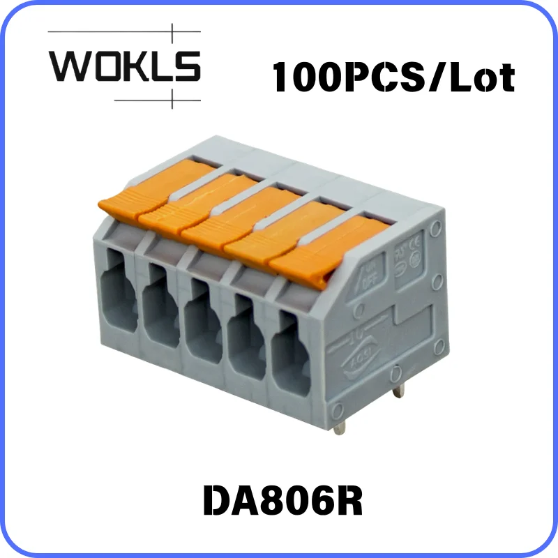 100PCS PCB terminal block DA806R