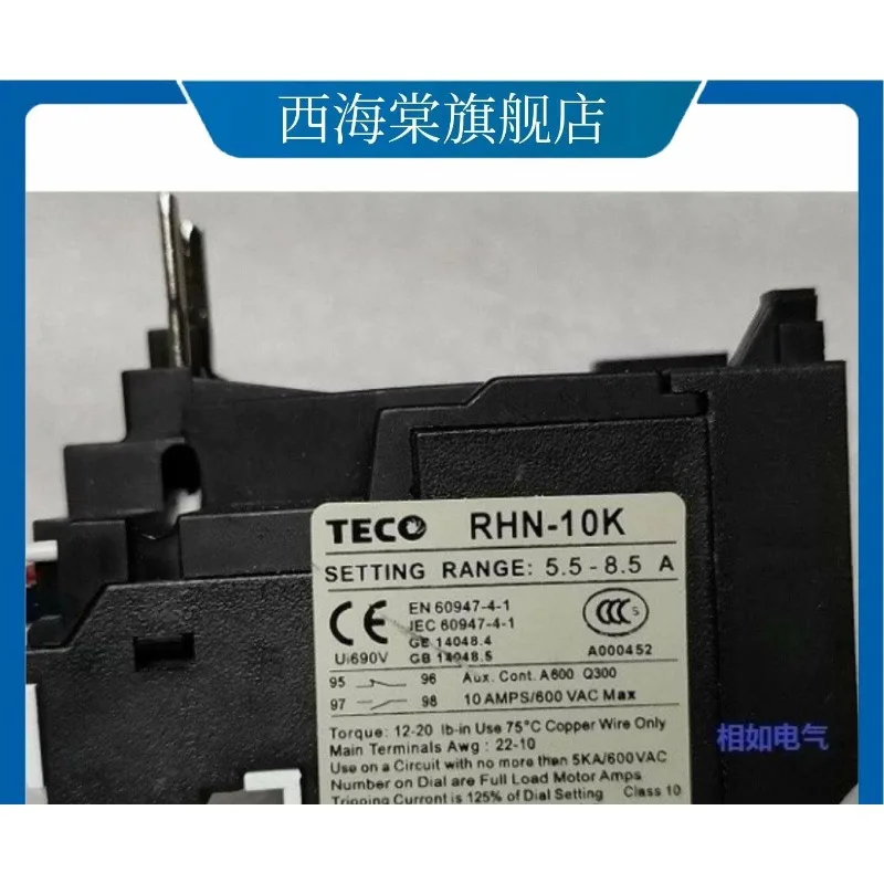 Original, Taian Thermal Overload Relay RHN-10K