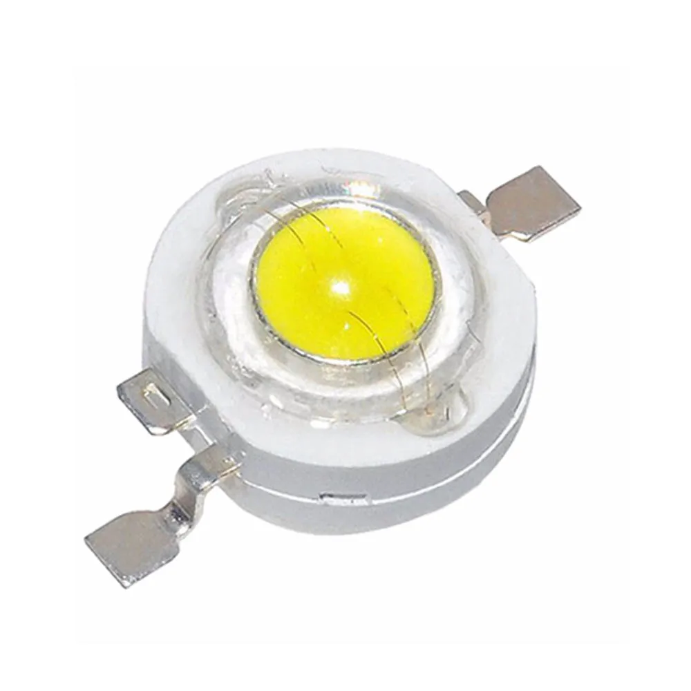 Faros led de diodo emisor de luz, 50 piezas, 1W, 3W, potencia completa, 3V